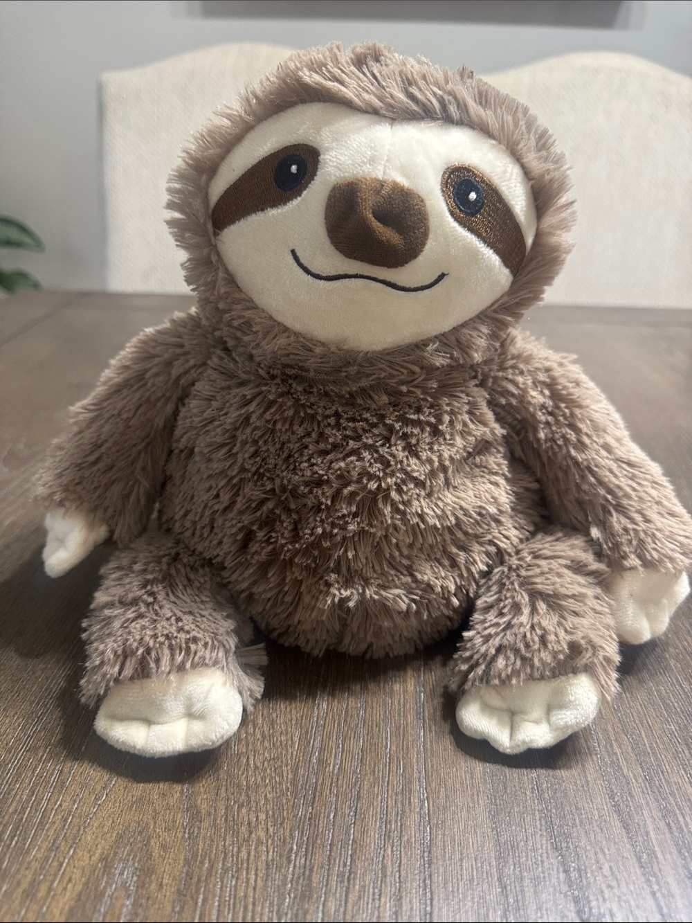 Warmies- Plush Sloth Stuffed Animal - Brown Comfort Toy